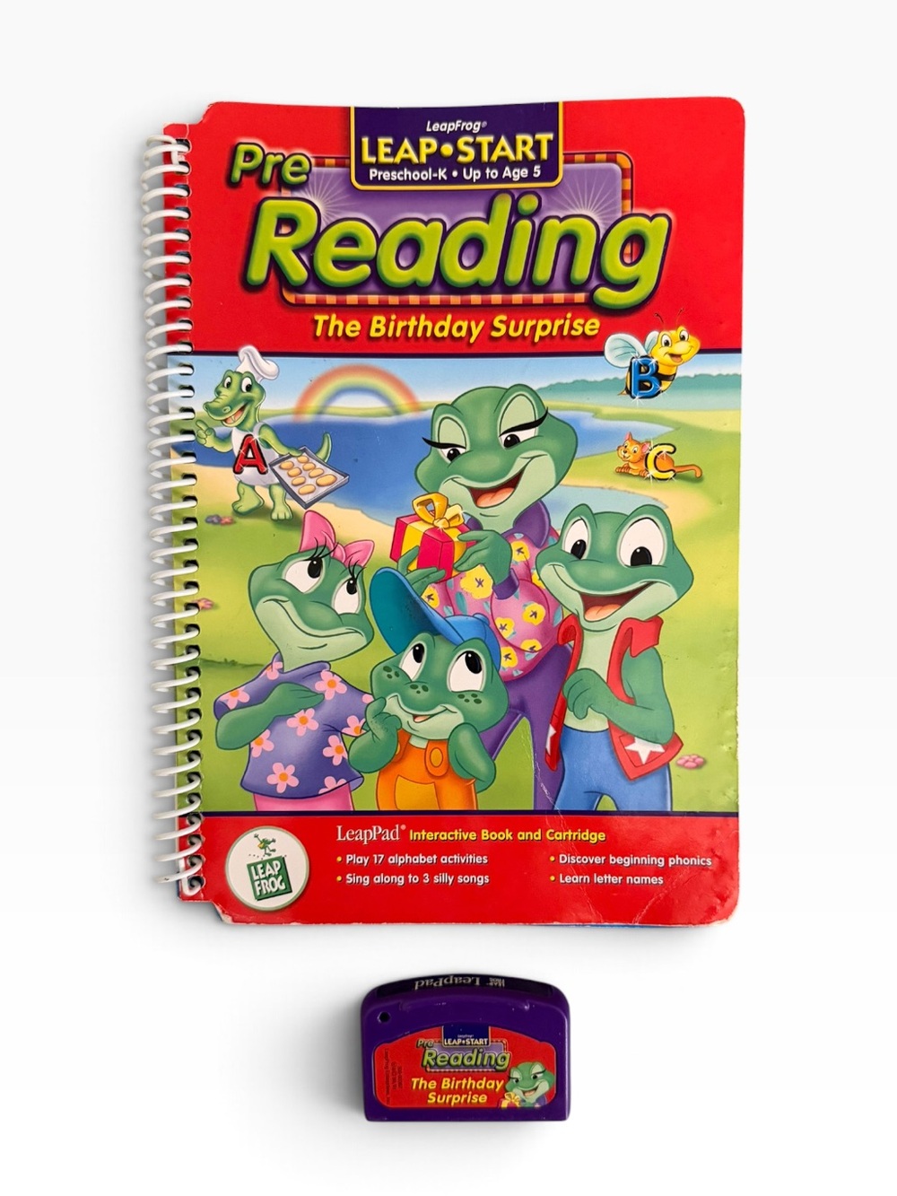 LeapFrog Pre-Reading "The Birthday Surprise" Preschool-K Book & Cartridge Set